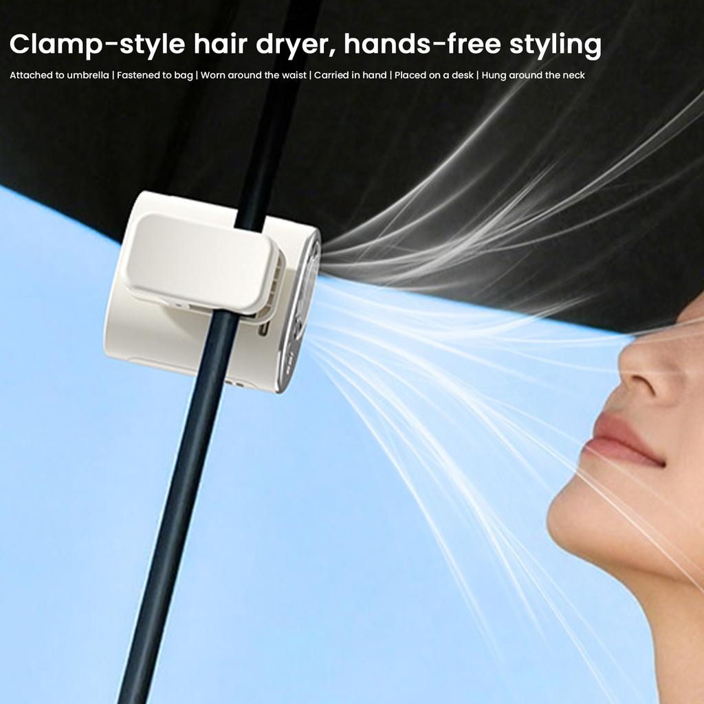 Car Clip On Fan Mini Portable Fan Outdoor Clip Umbrella Fan Waist Clip Electric fan USB Rechargeable Desktop Cooling fan Camping