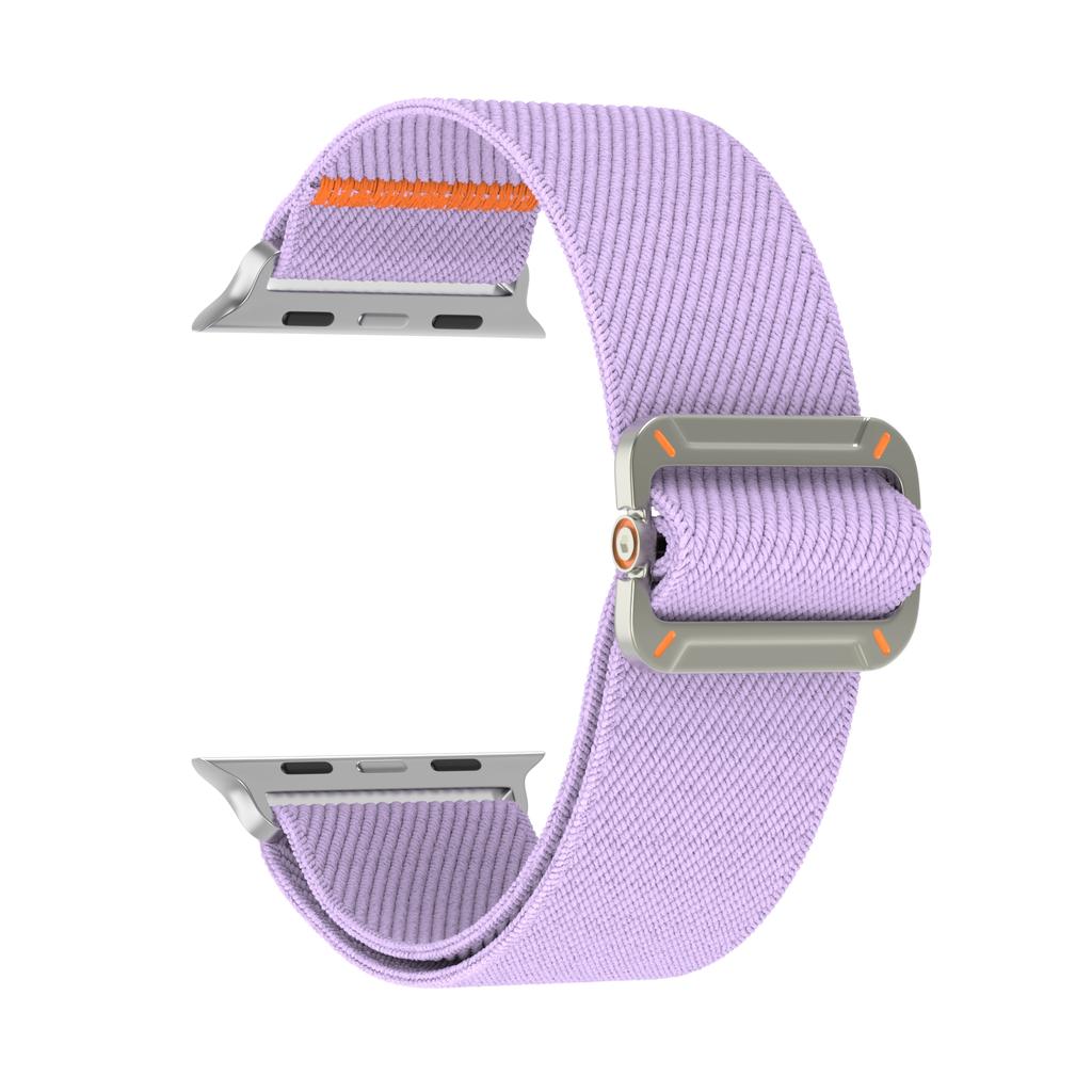 Elastic Strap for Apple Watch 46mm 42mm 49mm 45mm 41mm 38 44mm 40mm Nylon Solo Band for IWatch Ultra 2 Series 10 9 8 7 6 SE 5 4