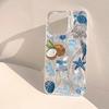 Blue Ocean Beach Phone Case For Samsung Galaxy S26 S24 S25 S23 Ultra S22 S21 Plus FE A35 A50 A55 Feather Texture Cover