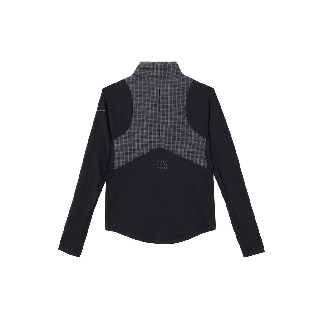 Nike Therma-FIT Color Block Logo Print Stand Collar Sport Jacket Women Jacket Black DD6469-010