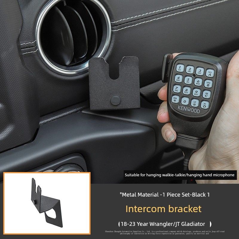 18 Models Wrangler Restoration Metal Walkie-Talkie JL Wrangler Multifunctional Water Cup Bracket Car Phone Holder