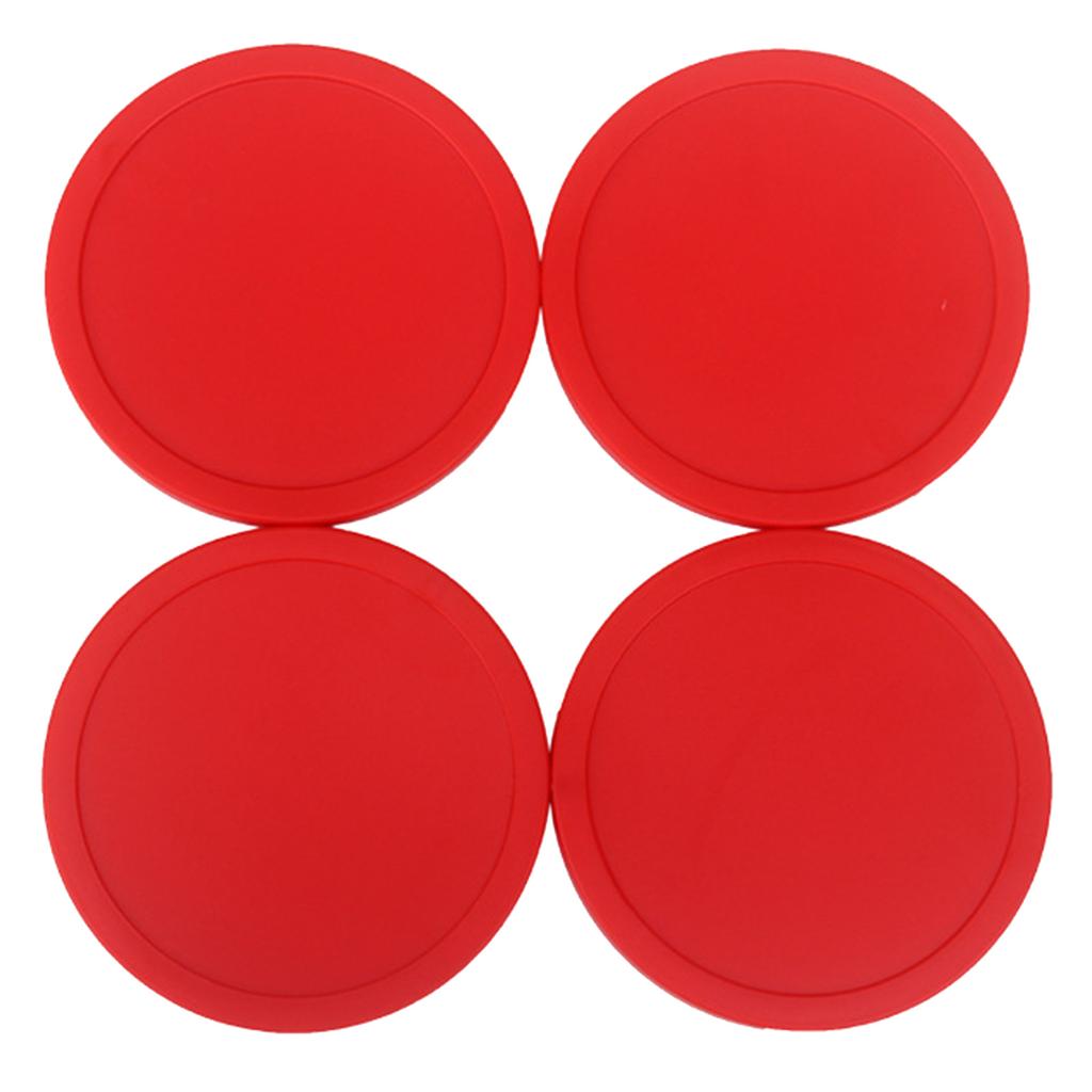 5Pcs 3inch Plastic Round Air Ice Hockey Pucks Air Hockey Replacement Pucks Heavy Hockey Tables Pucks Easy To Use