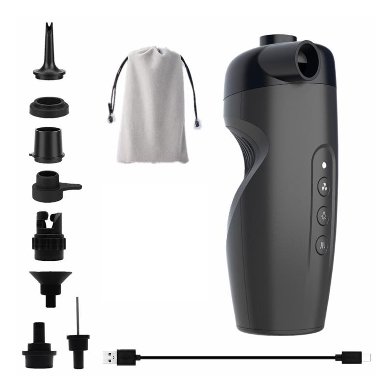 

Electric Air Pumps Wireless Inflator Plastic Rechargeable for Camping Gear Paddle Board Pool Toys Tire Quick Inflation 1