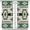Western  Blackout Curtains, Boho Geometric Southwestern  Abstract  Window Drapes, For Living Room Bedroom 2 Panels