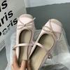 Inner Height Increase 5CM Flat Bottom Small Fragrant Wind Bag Head Half Slippers Women's 2025 New Versatile Bow Small Sandals Outer Wear