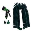 Coil Garden Water Hose 15m/49.2ft EVA 7 Modes Garden Telescopic Spring Tube for Watering Plants