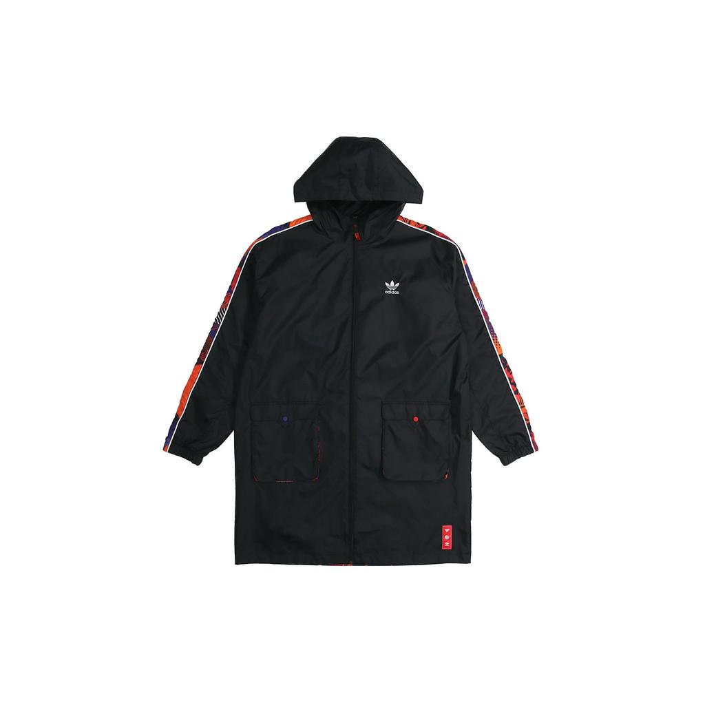 adidas Originals CNY Parka Reversible Hooded Jacket Black GN5451