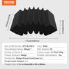 VEVOR Acoustic Foam Panels, 4 Pack 16.5 X 6.3 X 12 Inches, Adhesive High Density Soundproof Wall Panels