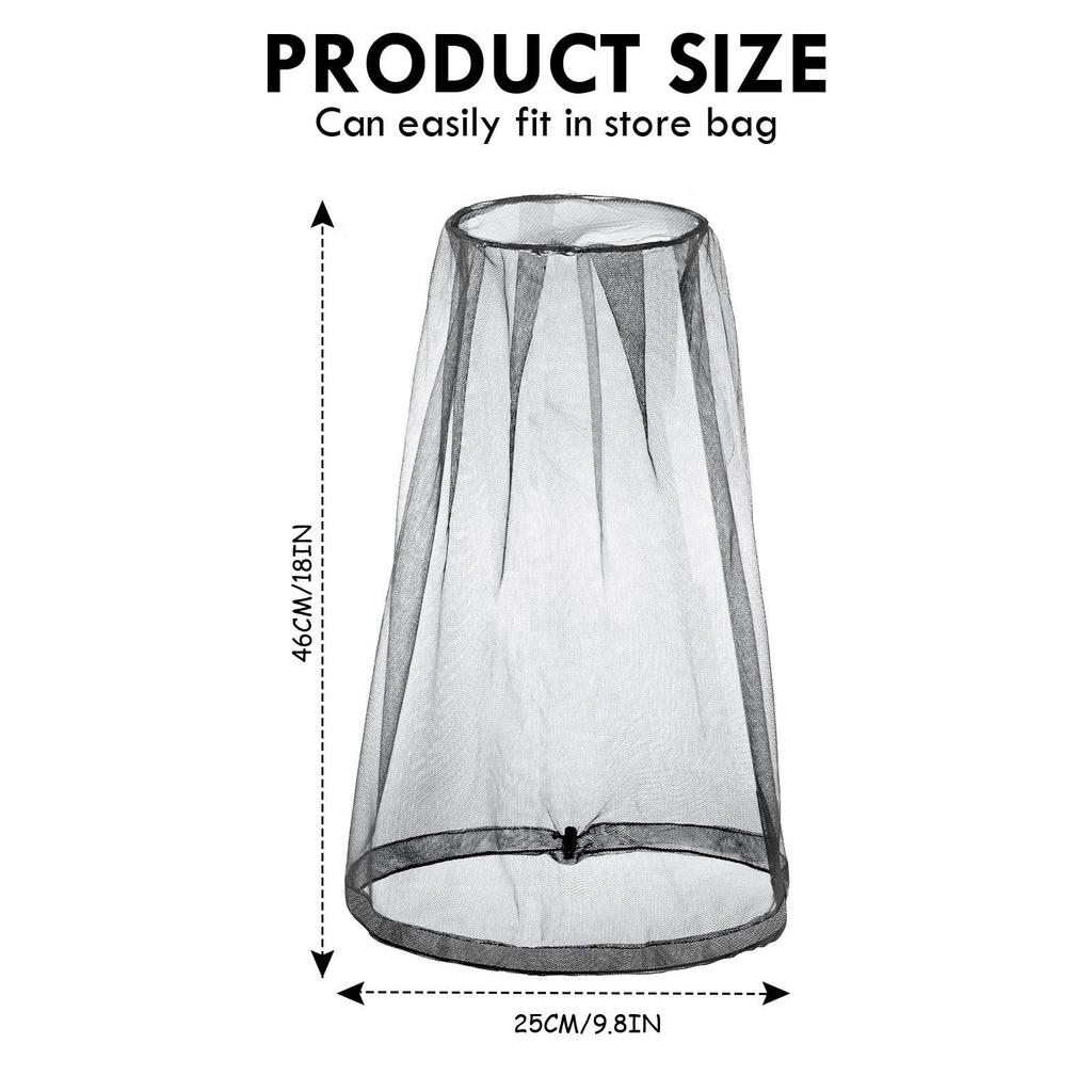 Children's Mosquito Head Net Mesh For Outdoors,Net For Head Hiking,Hats With Netting For Children,No Um Gnat For Children