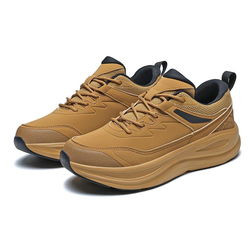 

Новая мужская обувь на толстой подошве, мужская повседневная спортивная обувь, кроссовки, обувь для улицы, больших размеров, для пешего туризма и альпинизма, противоскользящая 39 жёлтый