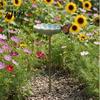 Bee Watering Station Ceramic Flower Feeder, Garden Station, Outdoor Feeder Decorative Butterfly Cup for Thirsty Pollinators Patio Yard Decor