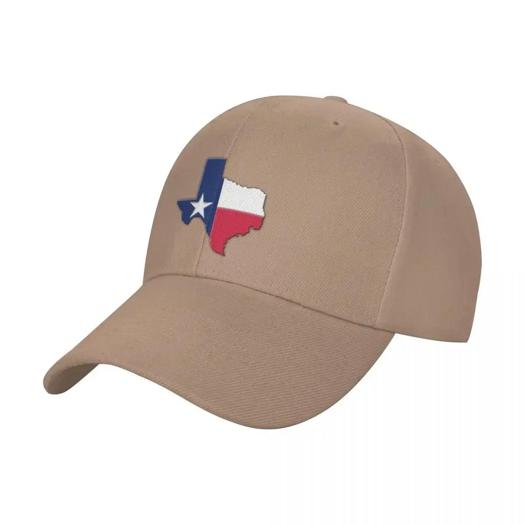 3D Texas State Map Baseball Cap Fishing Caps Unisex Ball Cap Beach Outing Unisex Women's