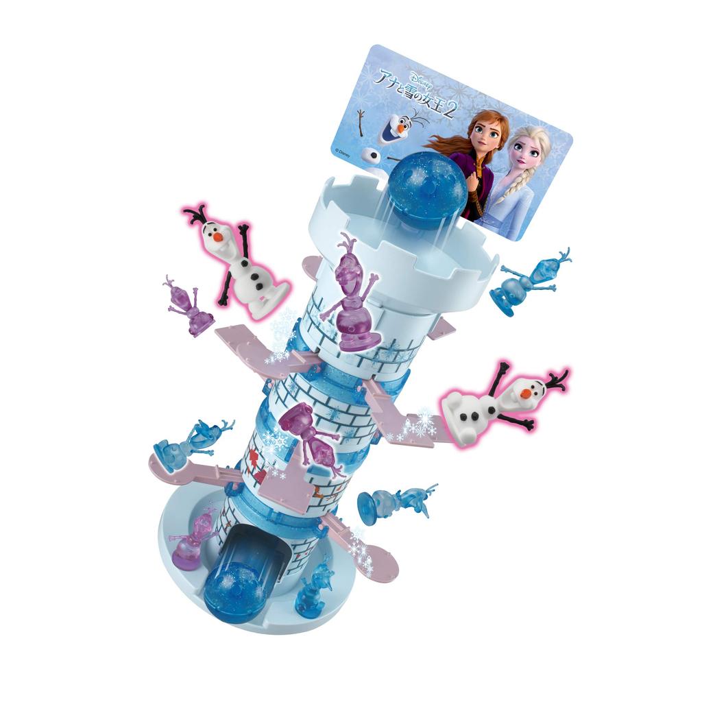 EPOCH Frozen 2 Blast Tower Game ST Mark Certified Ages 4 and Up Toy Game Number of EPOCH Off! Players 2-4