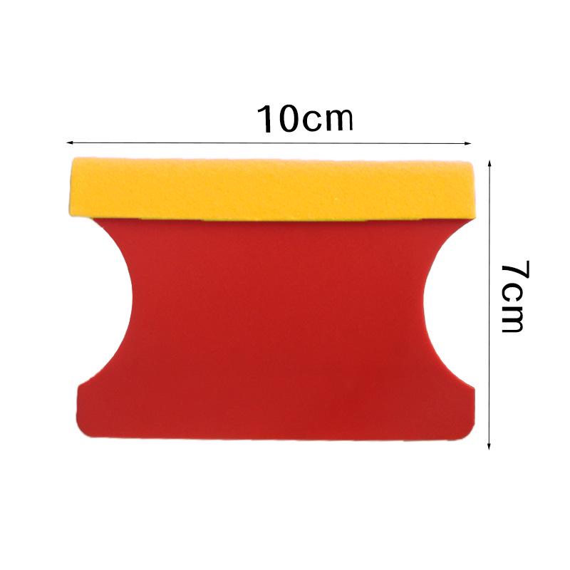 Double-Edged Wing-Shaped Scraper for Car Film Application and Edge Sealing