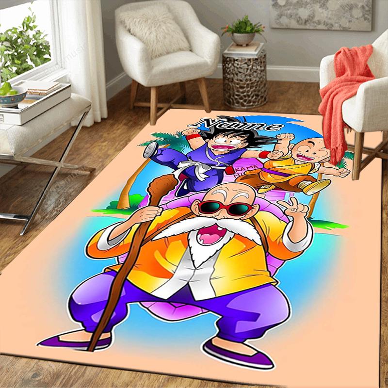 Custom 1Pc Dragon Ball Z Battle Rug Office Carpet Indoor Outdoor Entrance Doormat Nonslip Soft And Comfortable Living Room D291543