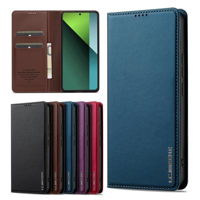 To Redmi Note 11 12 13 14 Pro 4G 5G Leather Wallet Case Kickstand Phone Cover 4 XiaoMi Anti-Drop Flip Case Cards Slot Back Cover