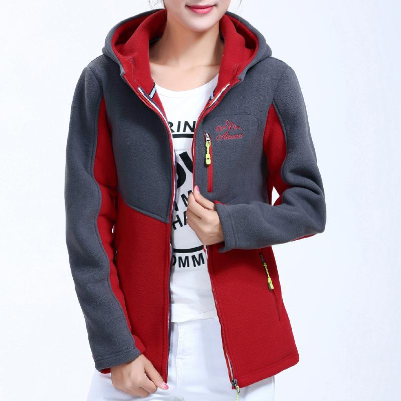 Spring Autumn Women Hoodies Casual Female Jackets Hooded Warm Zipper Coat Woman Sweatshirt