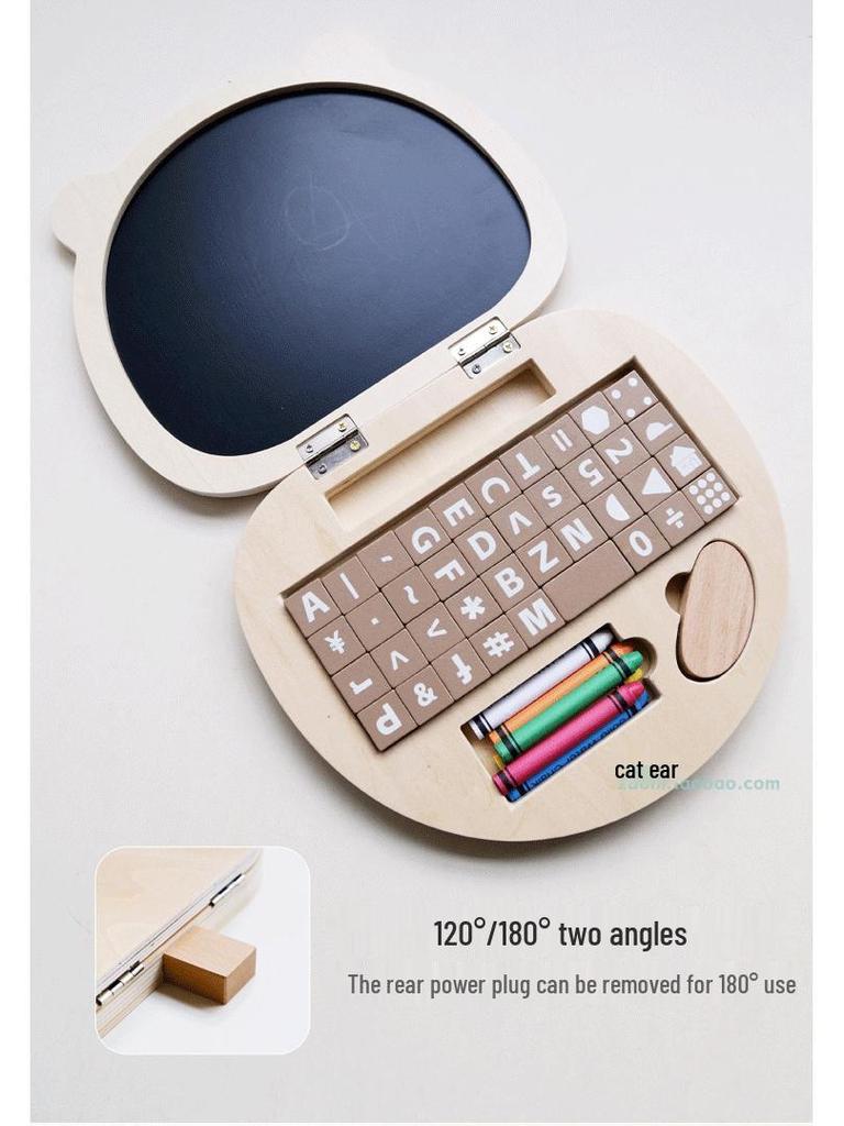 Children's Creative Laptop Design Drawing Board Pretend Play Toy