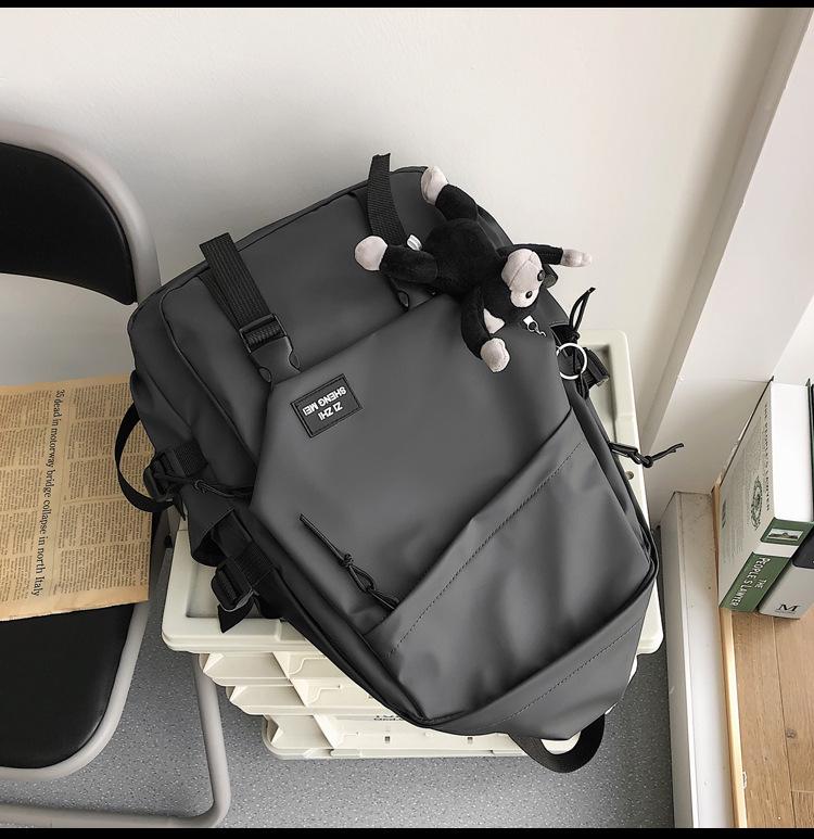 Trendiger Rucksack im Vintage-Stil für Studenten - Vielseitig und schlicht im koreanischen Stil für Männer und Frauen