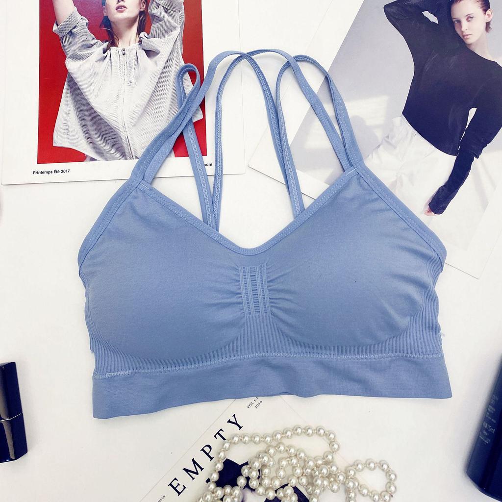 Large Size Beautiful Back Bra Wrap Tube Top Yoga Vest for Women