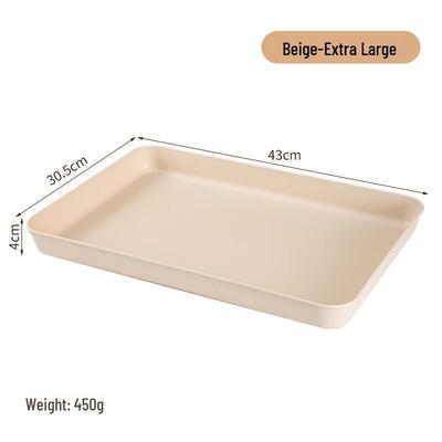 Yicang Japanese Style Extra Large Deep Plastic Serving Trays (10-Pack)
