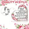 2D Flat Acrylic Friendship Decoration, Indoor and Outdoor Decoration - No Battery/electricity Required, Free Day Decoration, Shop Decoration,