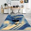 1PC German Rams Print Rug - Home Decoration Carpet For Living Room Bedroom Flooring Computer Chair Area Rug