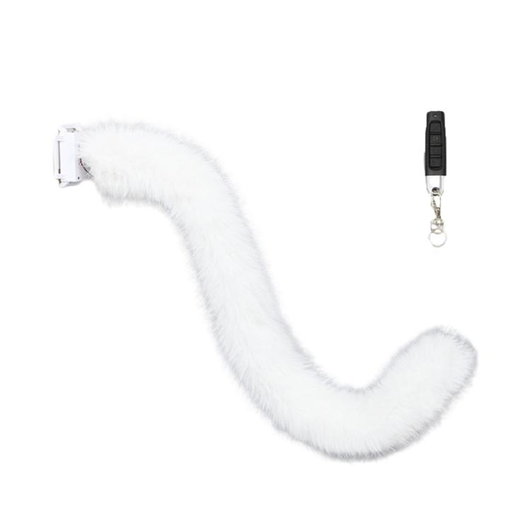 Soft Long Tail Remote Control Cats Tail Wagging Tail Foxes Costume Tail Fancy Dress Animal Tail Decorations for Party
