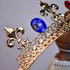 Men's King Crown Queen Crown Hair Accessory Tiara Performance Headwear Unisex Prince Princess Beauty Pageant Crown