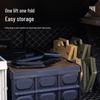 Compact Outdoor Folding Chair with Bucket Holder - Portable Stool for Camping, Fishing, and Queuing