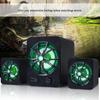 D 207 Computer Speaker USB Wired Combination Speaker Colorful LED Bass Stereo Music Player Subwoofer Speaker for