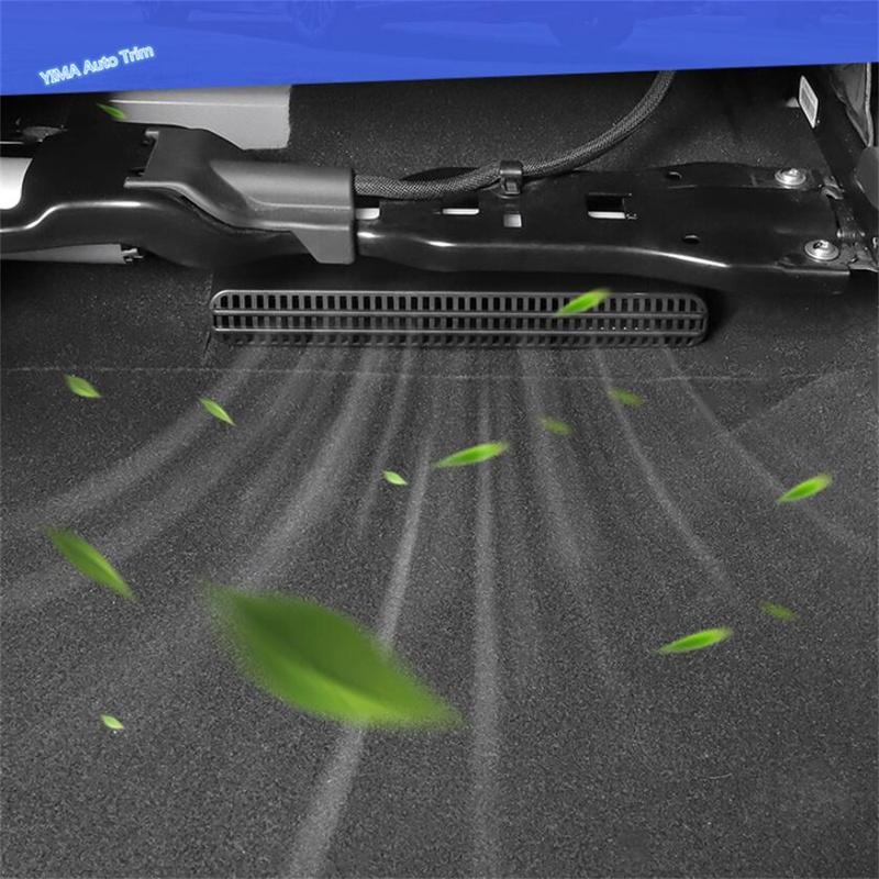 Seat Below Outlet Air Condition Vent Protect Cover Trim Fit For BYD Seal EV 2024 Plastic Car Styling Black Accessories