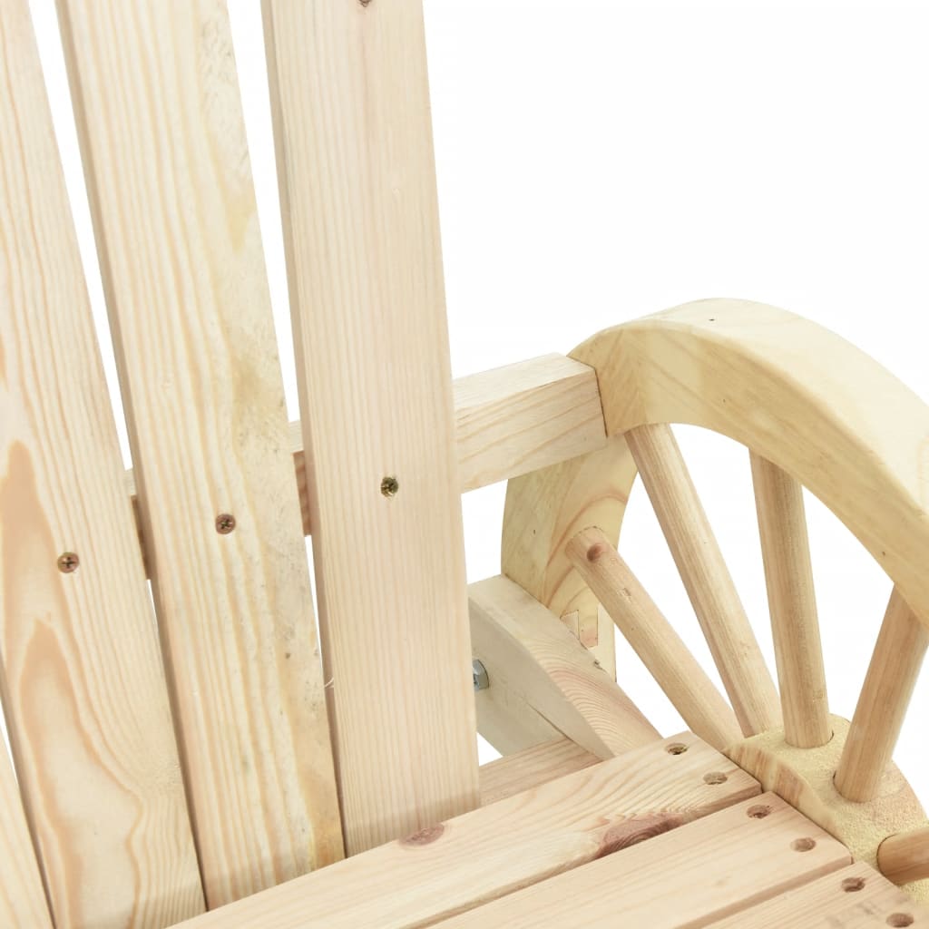 Vidaxl Adirondack Garden Chair, Solid Fir Wood