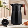 European Style Large Capacity Insulated Smart Thermos Flask - Perfect for Home, Coffee, and Office Use