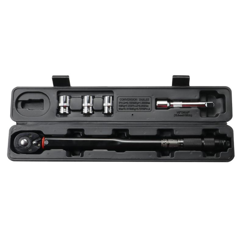 Bidirectional Adjustable Torque Wrench with Preset Function and Ergonomic Handle Fit for Precise Tightening Applications