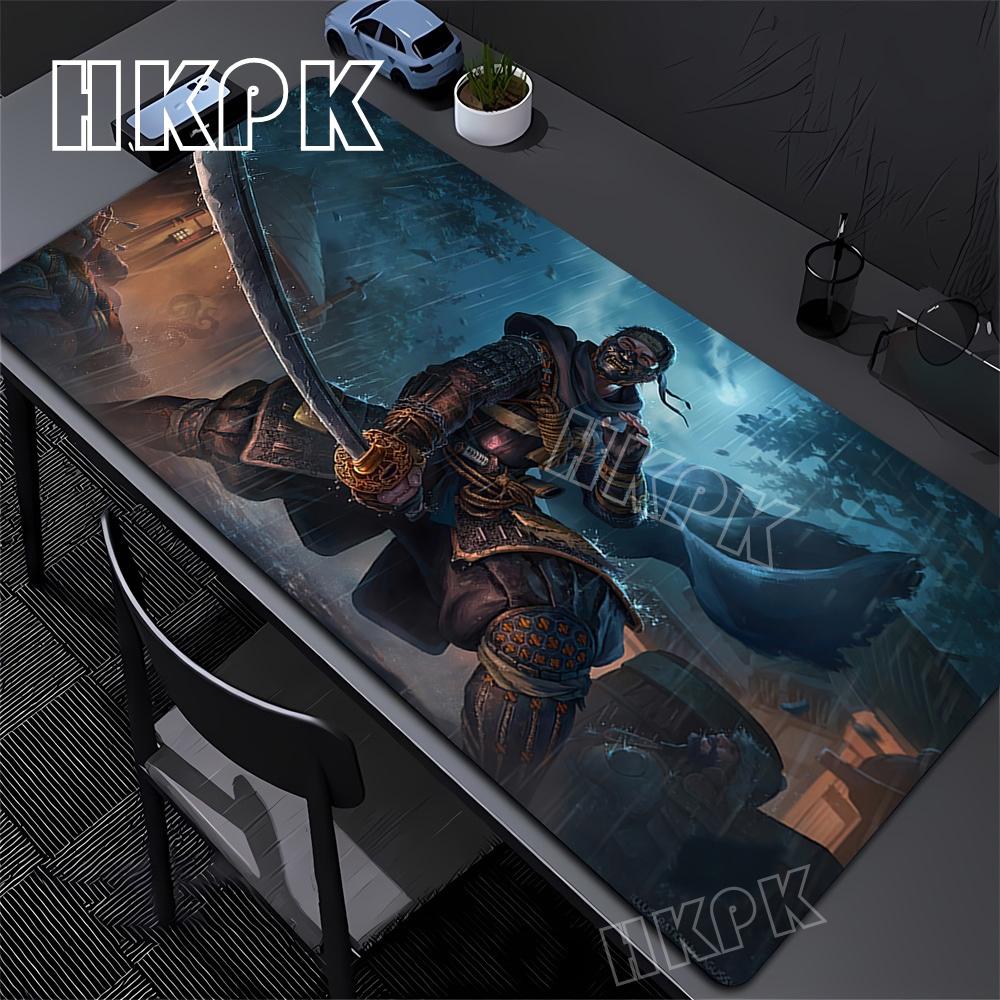 Ghost of Tsushima Mouse Pad XXL Tappetino da Scrivania 900x400 Kawaii Accessori per Scrivania del Computer Tappetino per Mouse Tappetino Mouse Grande Tappetino Mouse Gamer Pad in Gomma