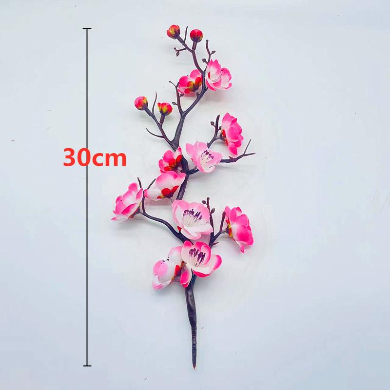 Artificial Plum Blossom Branch With Silk Material For Home Decoration And Gift Giving