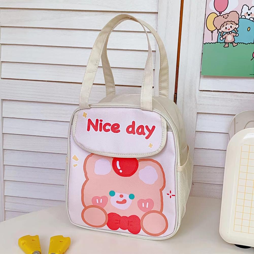 Newest Lunch Bag For Women Large Capacity Waterproof Insulated Lunch Box Tote Food Bags Student Cute Thermal Food Storage Bags