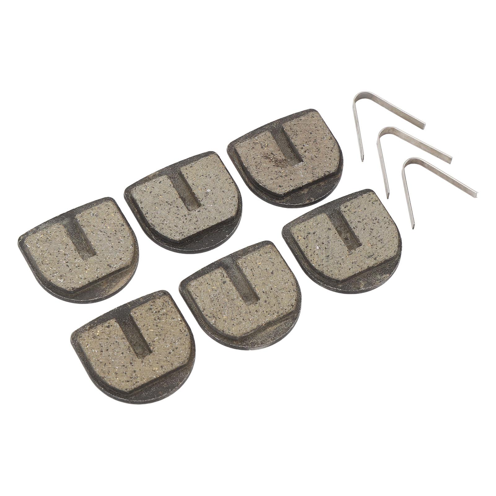 

6 шт. Мини Велосипедные Дисковые Тормозные Колодки с Пружинными Зажимами Надежная Производительность Замена для 40cc - 50cc 2