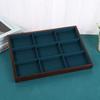 Walnut Jewelry Display Tray for Rings, Necklaces, and Bracelets