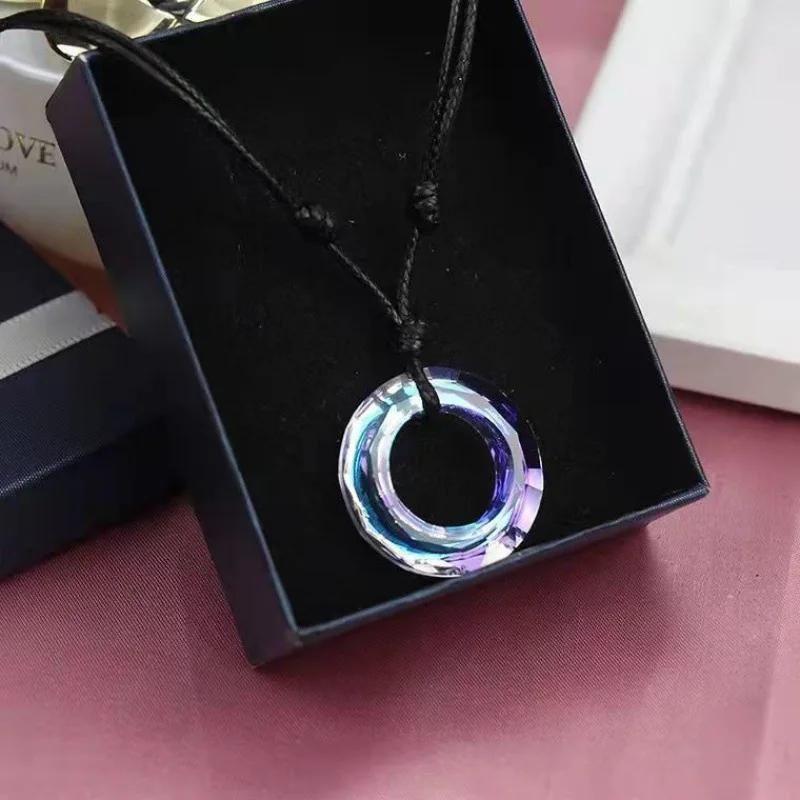 Anime Tian Guan Ci Fu Necklace Heaven Official s Blessing Hua Cheng Xie Lian fashion Crystal Pendant Choker Jewelry Accessories