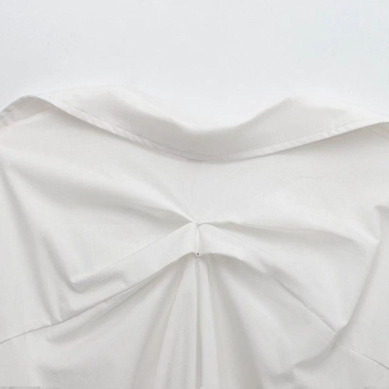 Kaslead New Arrival Women's Clothing Fashion Style Fashion Minimalist Back Pleated Loose Shirt 3067118