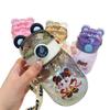 Water bottle New student kettle Children's straw cup Hand rope Outdoor sports water bottle Female student cartoon water cup