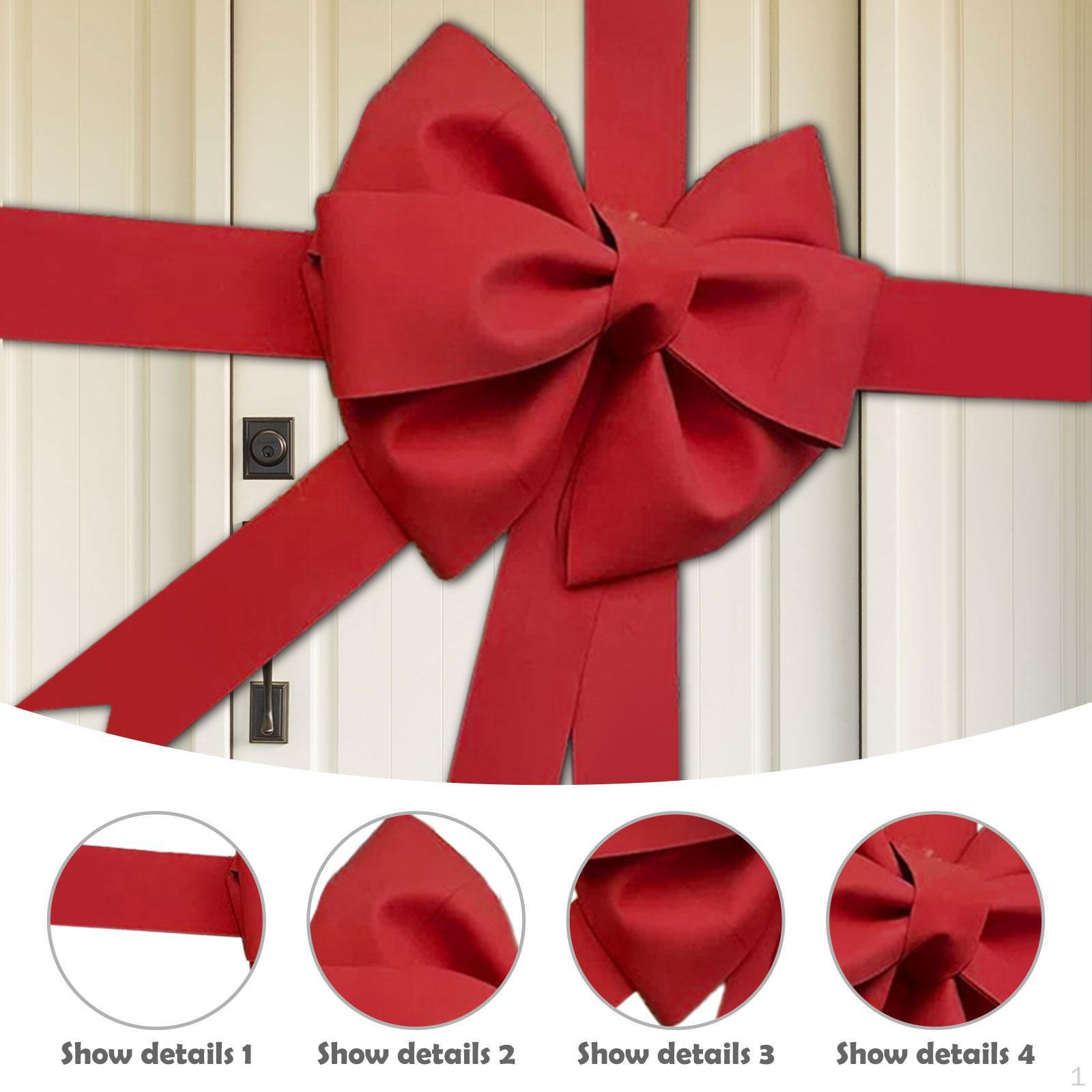 

Big Bow DIY Making Kit Backdrop Crafts House Ornament Giant Wall Decor Dark Red