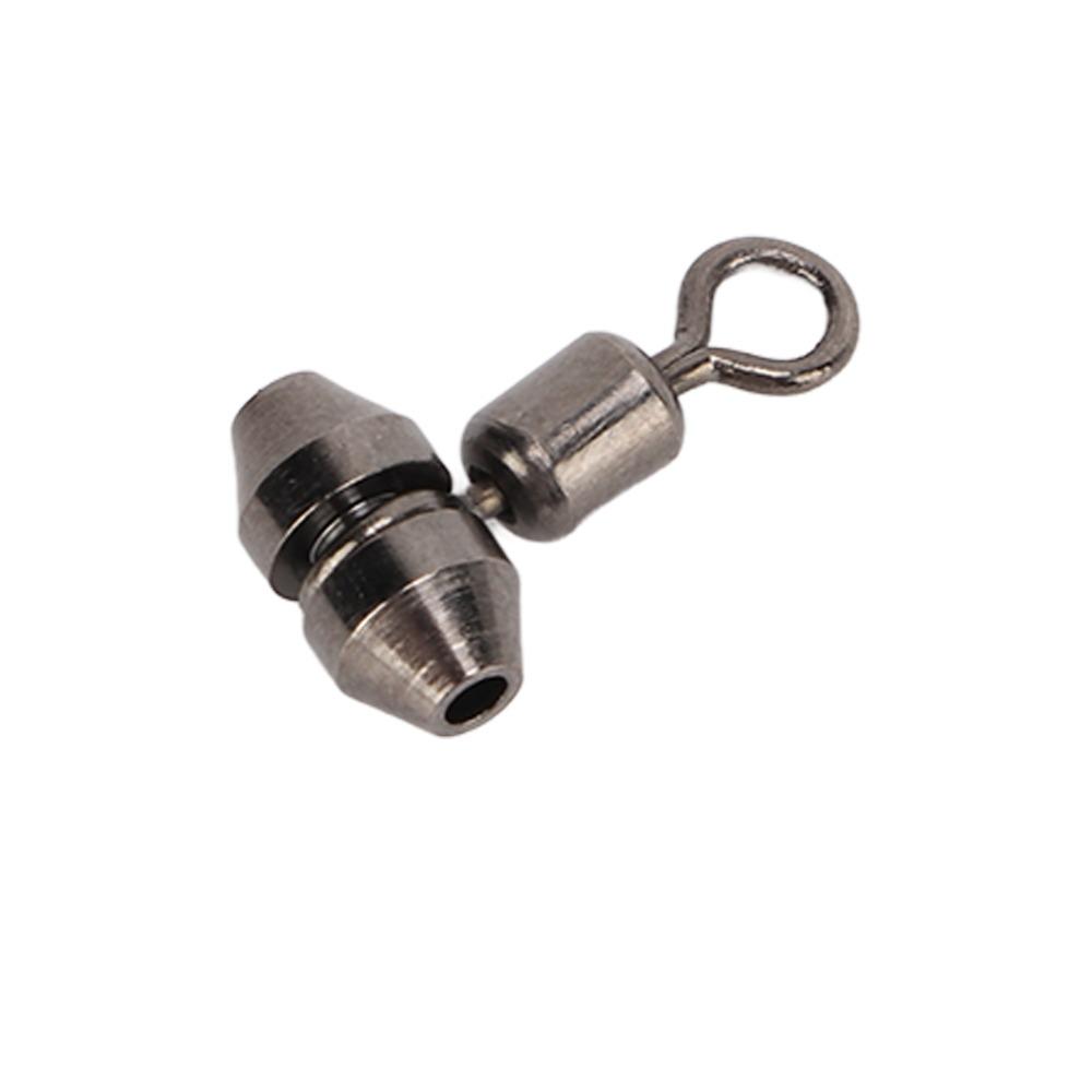 10pcs T Turn Fishing Connectors Mental Fishing Rolling Swivel Triple Swivel  Cross Line Fishing