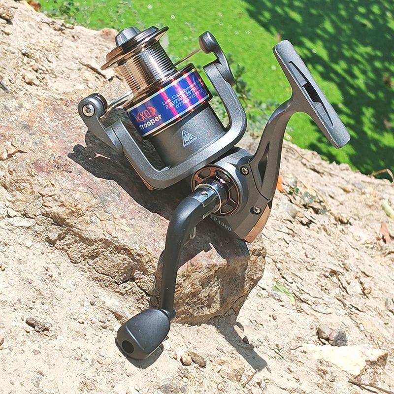 Interchangeable Hand Fishing Reel - Durable Long Cast with Metal Core and Plastic Shell for Sea Fishing