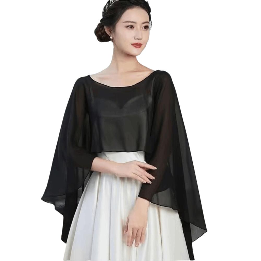 All Match Thin Wide Chiffon Shawl Sunscreen Wedding Scarves Shawl Women Pullover Wraps  for Women
