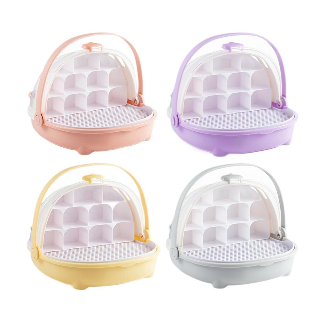 Silkworm Breeding Box Breathable Development Toy Easy to Observe Portable for Silkworms Turtles Transparent Breeding Tank