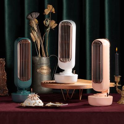 Portable Air Conditioner Mini Electric Fan Without Bladeless Vertical Summer Air Cooler for Home Office Travel Cooling Tower Fan