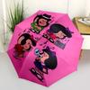 1 PC Automatic Folding Umbrella - Mafalda Pattern Portable Foldable Design With 8 Ribs Christmas Birthday Gifts